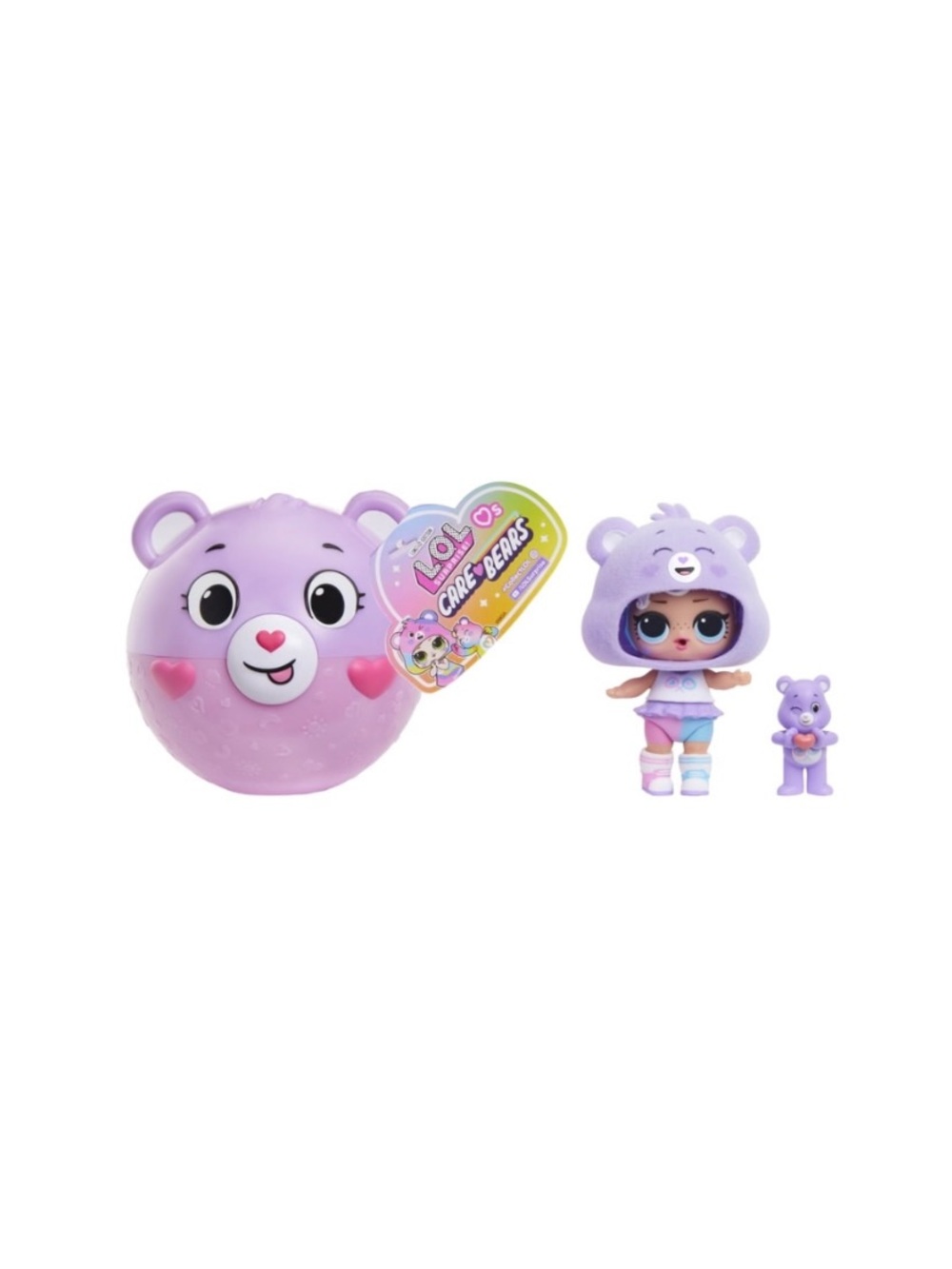 NWT. LOL SURPRISE X CARE BEARS Surprise Tots